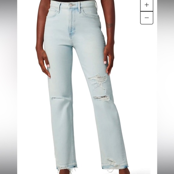 Hudson Jeans Denim - HUDSON | NWT Jade high rise straight loose fit light wash | Sz 25